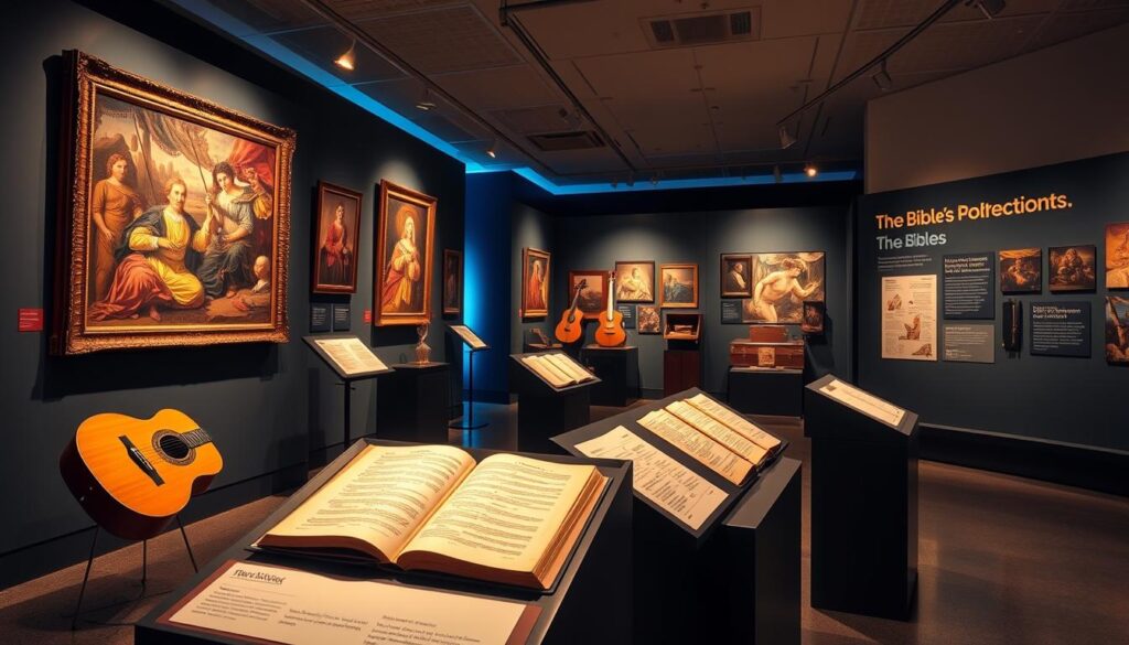 Bible's influence on culture exhibit