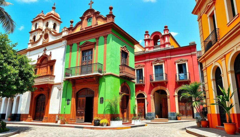 Colonial architecture in Granada Nicaragua