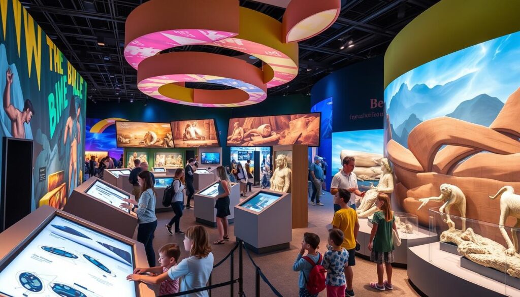 Interactive exhibits at Museum of the Bible