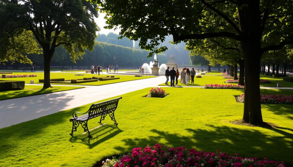 Jardin des Tuileries in Paris