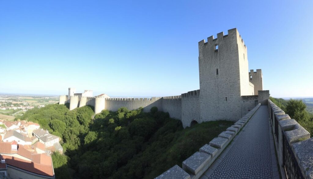 Óbidos medieval town walls