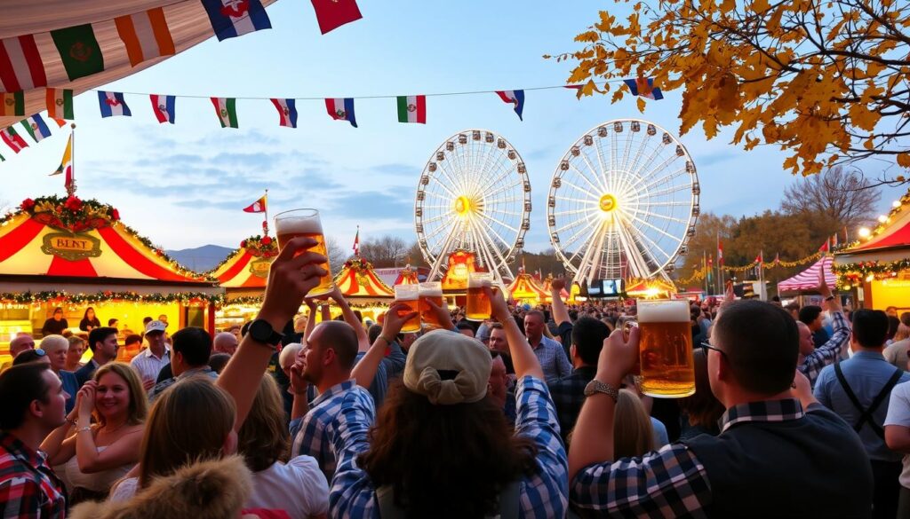 Oktoberfest celebration in Munich