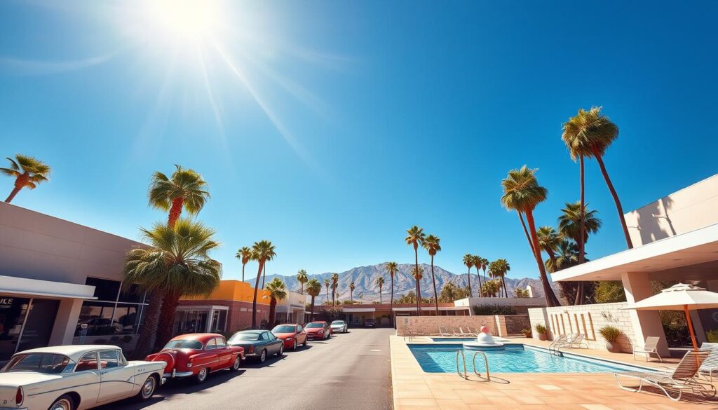 Palm Springs retro charm