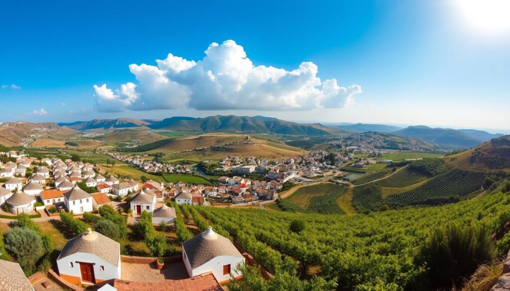 Panoramic view from Lungomare Locorotondo