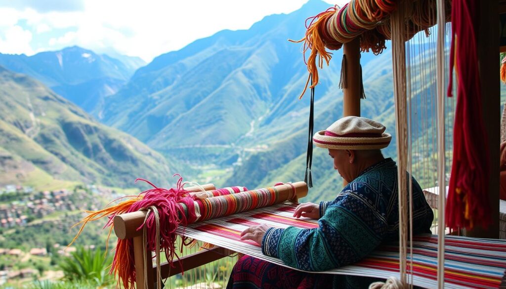 Pisac textile weaving