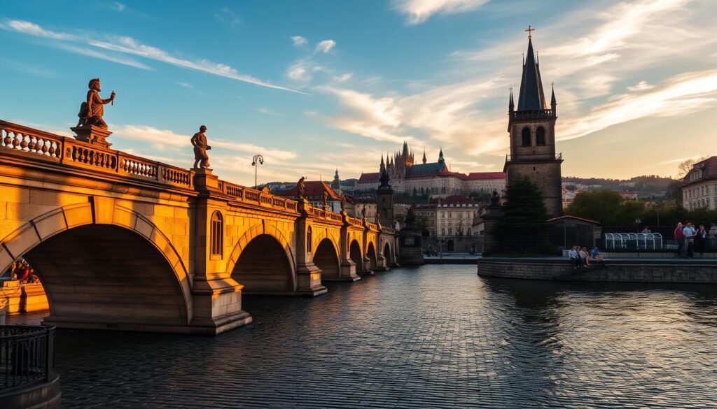 Prague Charles Bridge and Castle