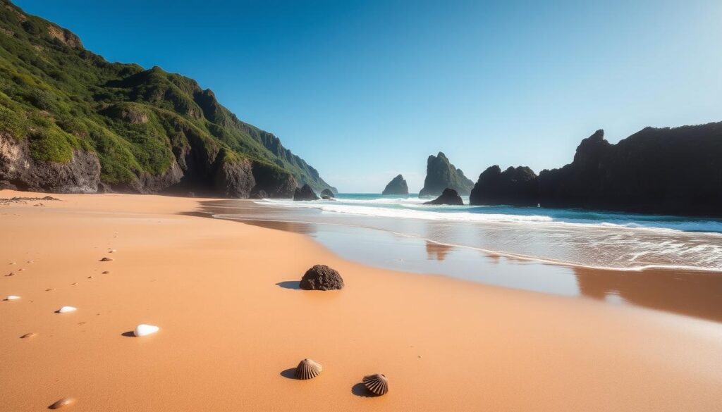 Praia do Fogo geothermal beach