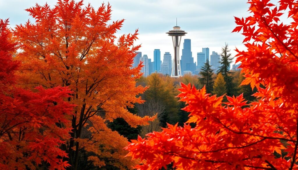 Seattle fall foliage