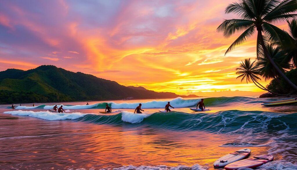 Surfing in San Juan del Sur