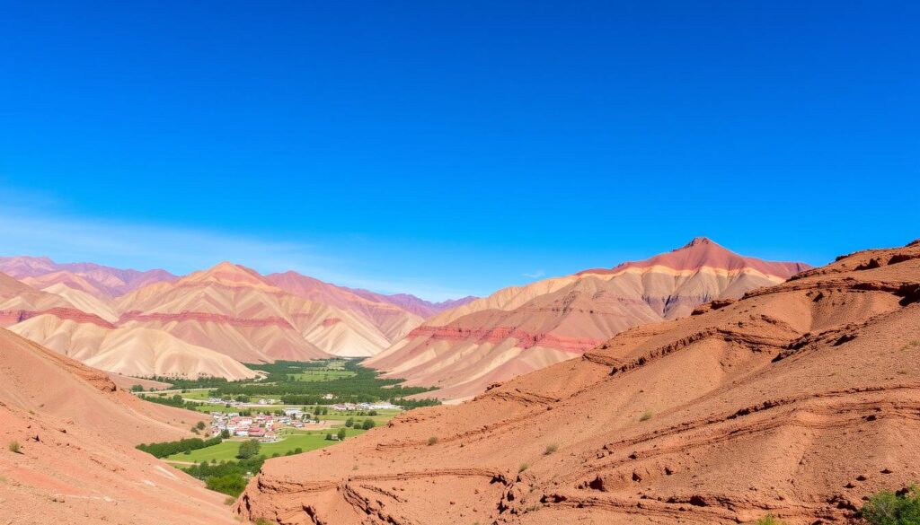 argentina beautiful landscape of Quebrada de Humahuaca