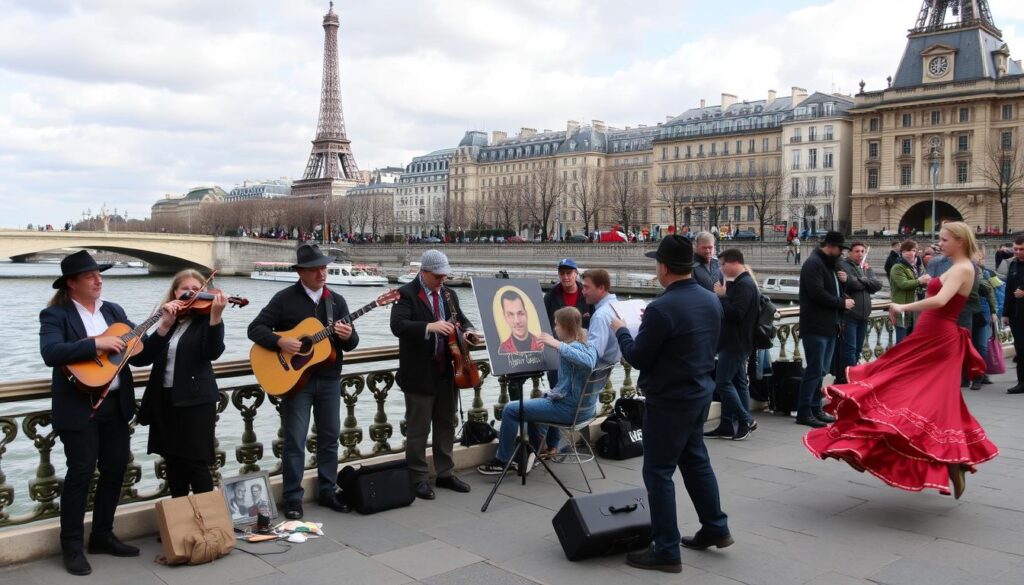 paris street performers