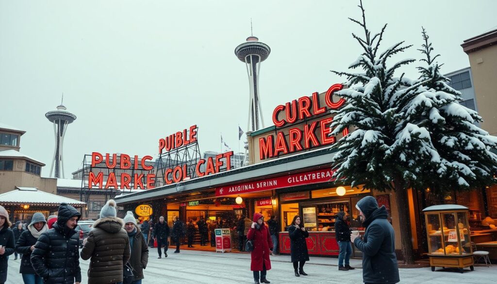 seattle winter scene